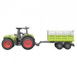 1:24 Ciągnik Claas RC z przyczepą