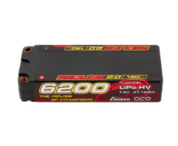 GENS ACE LiPo Redline Series 2.0 - 2S 6200mAh 7,6V High Voltage 2S1P (140C)