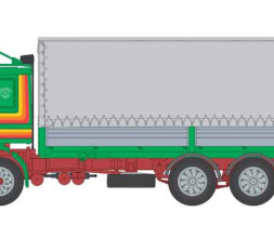 1:24 Scania 142H 6x2 Płótno