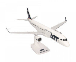 1:100 Embraer ERJ-195LR (ERJ-190-200 LR) LOT Polish Airlines ″2010″ Colors (Snap-Fit)
