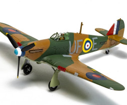1:72 Hawker Hurricane Mk I RAF No.601 Sqn, P3383, Billy Fiske, RAF Tangmere, England, Battle of Britain, August 1940