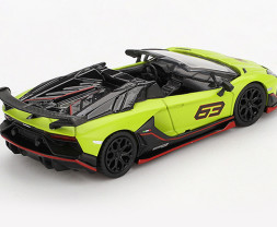 1:64 Lamborghini Aventador SVJ 63 Roadster Verde Shock