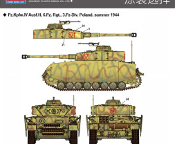 1:72 Niemiecki Pz.KPfw.IV Ausf.H