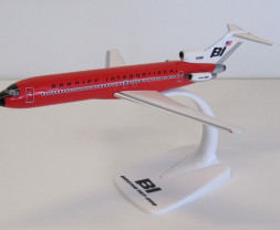1:200 Boeing B727-227 Braniff International ″Red - Jellybean″ Colors (Snap-Fit)
