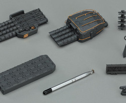 1:350 Japanese Navy Ship Equipment Set B (Torpedoes and Radars)