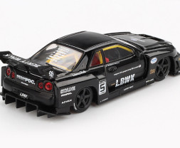 1:64 Nissan LB-ER34 Super Silhouette Skyline Black
