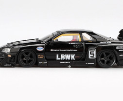 1:64 Nissan LB-ER34 Super Silhouette Skyline Black