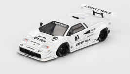 1:64 Lamborghini Countach LB-Works White 2024 Tokyo Auto Salon Blister