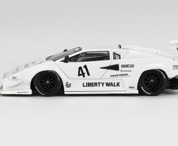 1:64 Lamborghini Countach LB-Works White 2024 Tokyo Auto Salon Blister