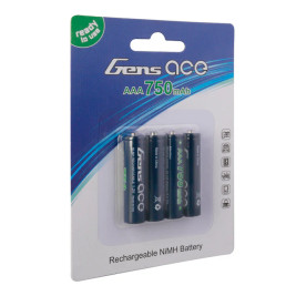Akumulatory NiMH Gens Ace 800mAh 1,2V AAA (4 szt.)