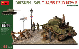 1:35 Dresden 1945: T-34/85 Field Repair (Big Set)