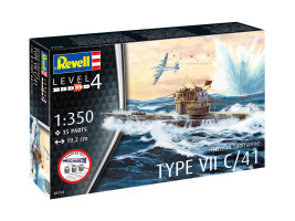 1:350 German Submarine Type VII C/41 (Starter Kit)