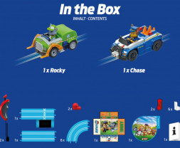 Autodráha Carrera 1. First – Tlapková patrola, délka 2,4 m