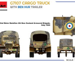 1:35 G7107 Cargo Truck w/ Ben Hur Trailer