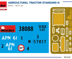 1:35 Agricultural Tractor Standard N Mod. 1934–36