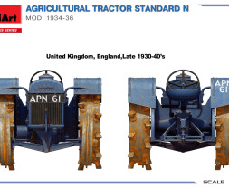 1:35 Agricultural Tractor Standard N Mod. 1934–36
