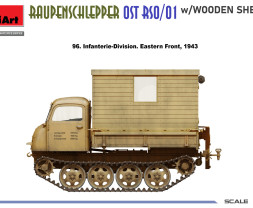 1:35 Raupenschlepper Ost RSO/01 w/ Wooden Shelter