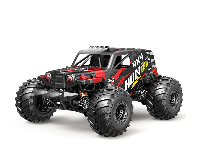 Podgląd produktu - 1:14 RC auto High Speed Car Hunter Monster Truck 4WD 2.4GHz RTR (oranžové)