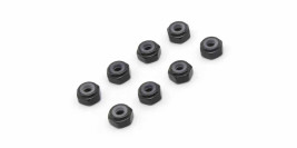 Mini-Z M2 Nyloc Alu Wheel Nut Black (8 szt.)
