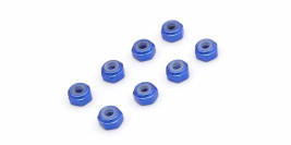Mini-Z M2 Nyloc Alu Wheel Nut Blue (8 szt.)