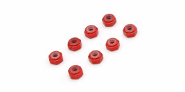 Mini-Z M2 Nyloc Alu Wheel Nut Red (8 szt.)