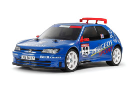 1:10 Peugeot 306 Maxi Blue Painted Body BT-01 Chassis (kit)