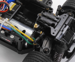 1:10 Volkswagen Golf II GTI 16V Red Painted Body MB-01 Chassis (kit)