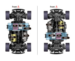 1:10 Volkswagen Golf II GTI 16V Red Painted Body MB-01 Chassis (kit)