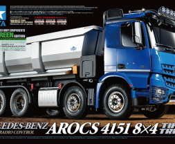 1:14 RC Mercedes-Benz Arocs 4151 8x4 Tipper Truck Pre-Painted Candy Green Edition (kit)