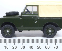 1:43 Land Rover Series II SWB Canvas Bronze Green