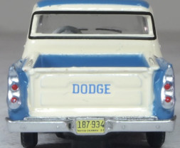 1:87 Dodge D100 Sweptside Pick Up 1957 Ice Blue / Glacier White