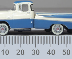 1:87 Dodge D100 Sweptside Pick Up 1957 Ice Blue / Glacier White