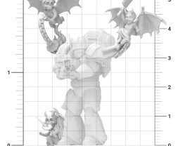 3D Printed Evil Cherubs 1:48 - Drukowane w 3D Złe Cherubiny (4 szt.)