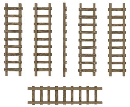3D Printed Small Wooden Ladders 1:48-1:35 - Małe drewniane drabiny drukowane w technologii 3D (6 szt.)