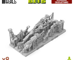 3D Printed Set Hanging Skeletons – wiszące szkielety drukowane w technologii 3D (8 szt.)