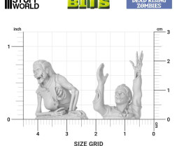 3D Printed Set Dead Rising Zombies – drukowane w 3D zombie powstające z martwych (21 szt.)