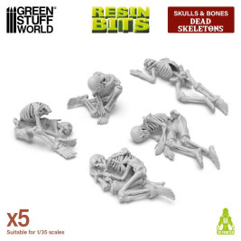 3D Printed Set Dead Skeletons – wydrukowane w 3D szkielety ludzkie (5 szt.)