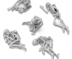 3D Printed Set Dead Skeletons – wydrukowane w 3D szkielety ludzkie (5 szt.)