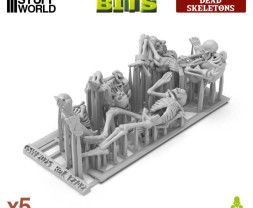 3D Printed Set Dead Skeletons – wydrukowane w 3D szkielety ludzkie (5 szt.)