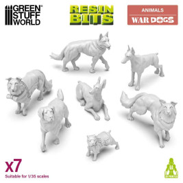 3D Printed Set War Dogs – wydrukowane w 3D psy wojenne (7 szt.)