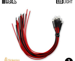 Dioda LED migająca pomarańczowa 3mm (10 szt.)