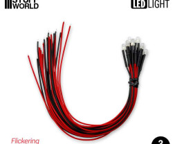 Dioda LED migająca czerwona 3mm (10 szt.)