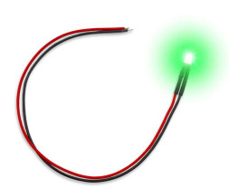 Dioda LED migająca zielona 3mm (10 szt.)