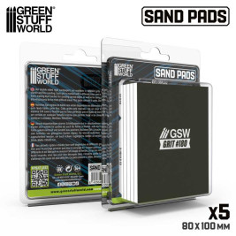 Stała płyta szlifierska 100x80 mm, ziarnistość 180 (5 szt.)