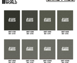 Stała płyta szlifierska 100x80 mm, ziarnistość 180 (5 szt.)