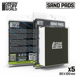 Stała płyta szlifierska 100x80 mm, ziarnistość 280 (5 szt.)