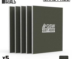 Stała płyta szlifierska 100x80 mm, ziarnistość 800 (5 szt.)