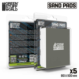 Stała płyta szlifierska 100x80 mm, ziarnistość 1200 (5 szt.)