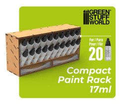 Modular Paint Rack – modułowy organizer Compact na butelki GSW o pojemności 17 ml (pionowy)
