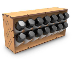 Modular Paint Rack – modułowy organizer Compact na butelki GSW o pojemności 30 ml (pionowy)